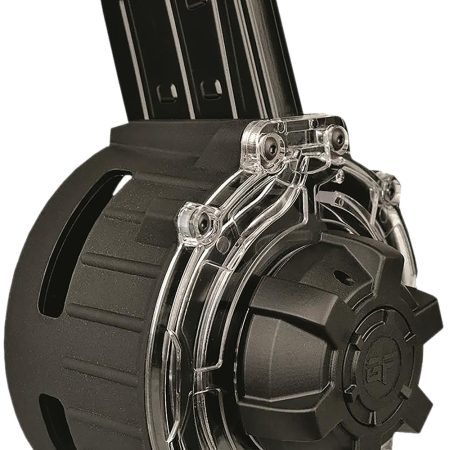 Gforce Arms GFDRUM2012 Drum Magazine  20rd Drum Fits Akdal MKA 1919 Black Steel/Polymer