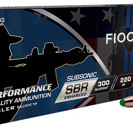 Fiocchi 300BKSBS Hyperformance  300Blackout 220gr Nosler BT 20 Per Box/10 Case