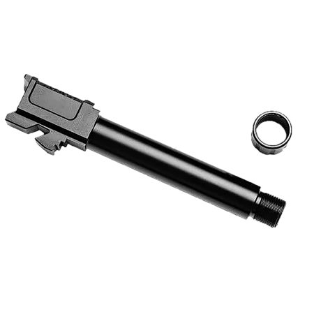 Rosco Manufacturing BL-G19-9MM-M-TB-V2 Bloodline 9mm Luger 4.62" Threaded Black Melonite Stainless Steel, Fits Glock 19 Gen1-5