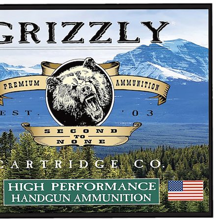 Grizzly Ammo GC9+P+49mm+P Luger 124gr Full Metal Jacket Flat Point 20 Per Box/10 Case