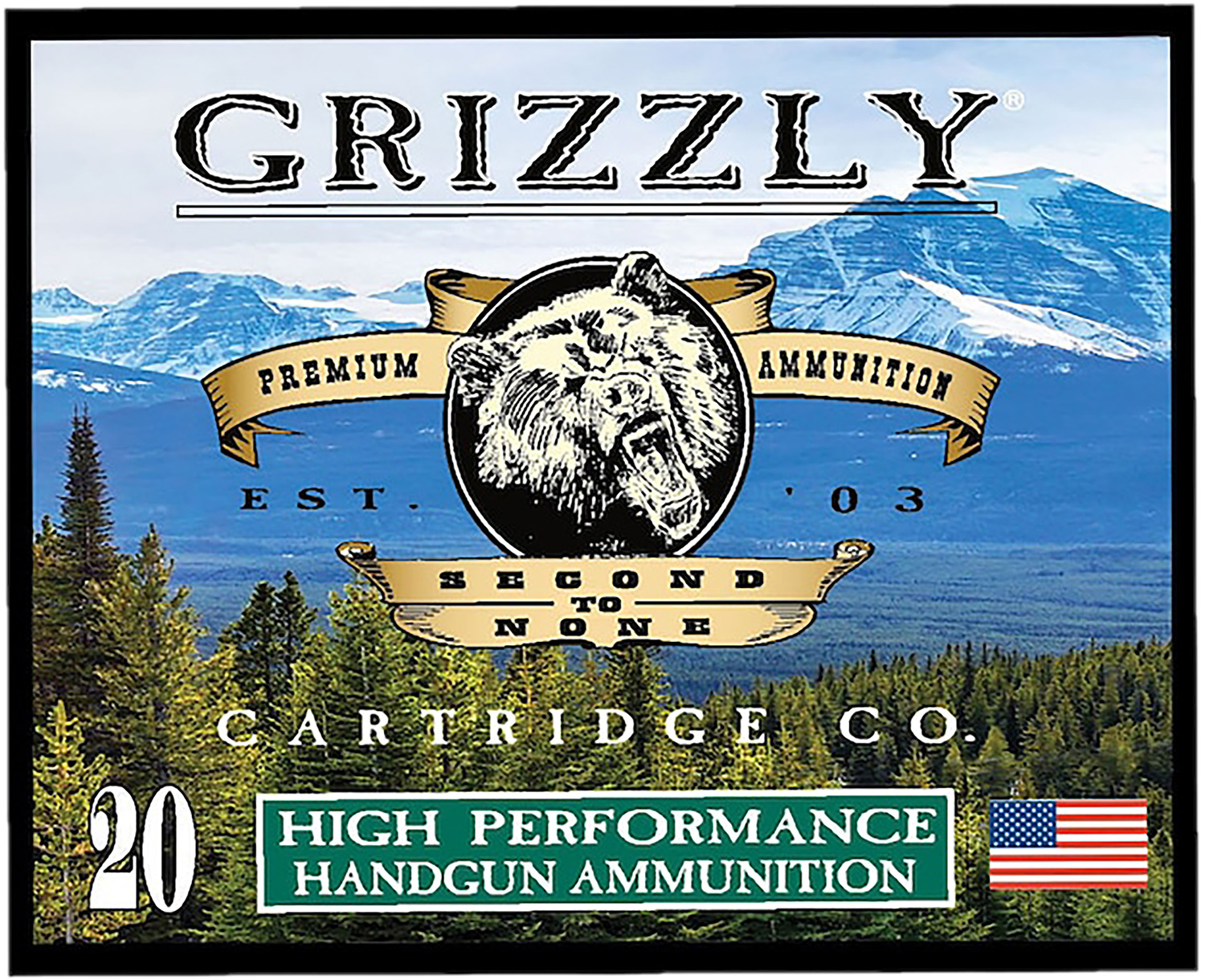 Grizzly Ammo GC38SP9 38Special 148gr Full Metal Jacket Flat Point 20 Per Box
