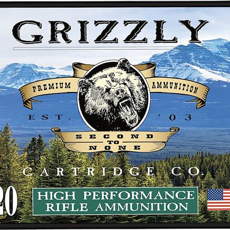 Grizzly Ammo GCSUB1   45-70Gov 410gr Full Metal Jacket Flat Point 20 Per Box/10 Case