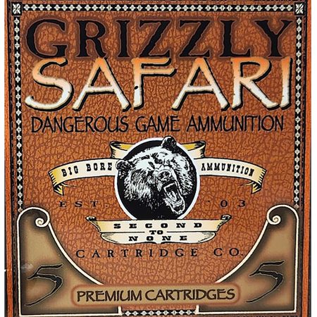 Grizzly Ammo GC5NE2   500NitroExpress 570gr Triple Shock X 5 Per Box/10 Case