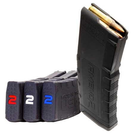 Amend2 3PACK556BLK30 MOD-2  30rd 5.56 NATO Fits AR-15 Red/White/Blue Polymer