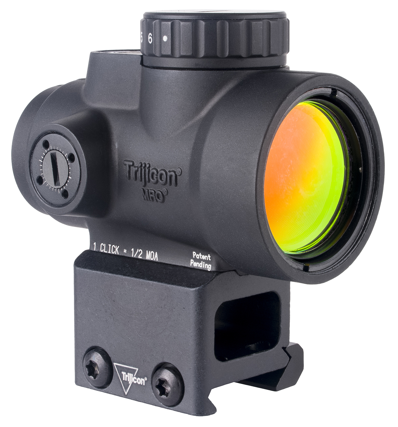 Trijicon 2200303 MRO SD Black 1x25mm 2 MOA Red Dot Reticle Lower 1/3 Co-Witness Mount