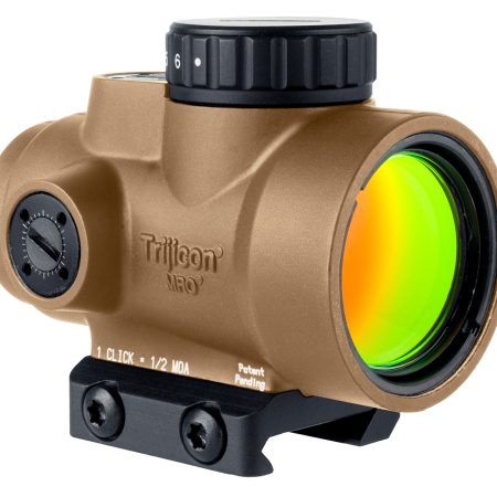 Trijicon 2200326 MRO SD  Coyote Tan 1x25mm 2 MOA Red Dot Reticle Low Mount