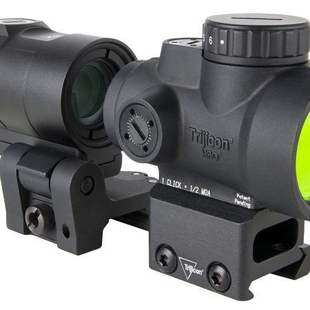 Trijicon 2200368 MRO SD Patrol Black 1x 25mm 2 MOA Red Dot Reticle Full Co-Witness Mount