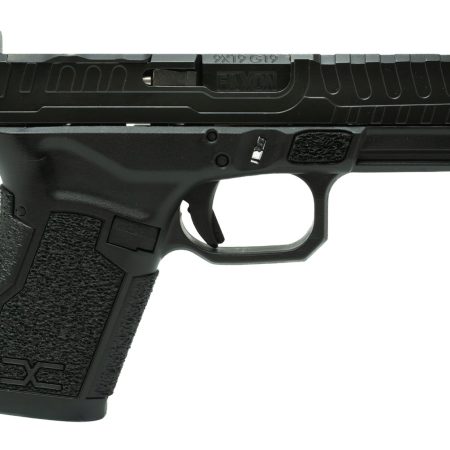 Faxon Firearms FX-19-P-02 FX-19 Patriot Gen 2 Compact Frame 9mm Luger 15+1 Black DLC Match Grade Barrel, Optic Cut/Serrated Slide, Polymer Frame w/Picatinny Rail, Angled Grip