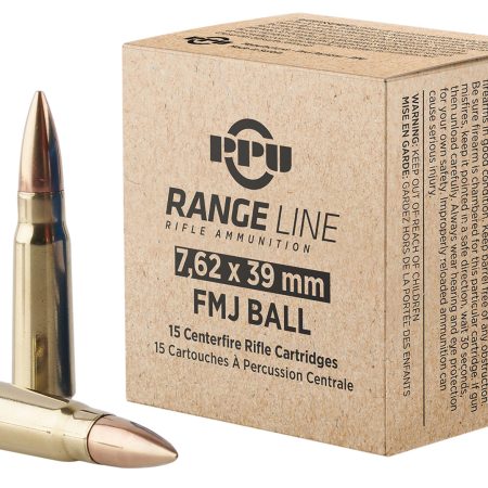 TR&Z PPR739   7.62x39mm 123 gr Full Metal Jacket 15 Per Box/ 62 Cs