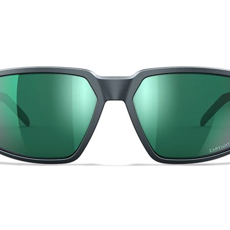 Wiley X AC6SRA07 Sierra  M/L Green Mirror Lens Polycarbonate Matte Graphite Frame