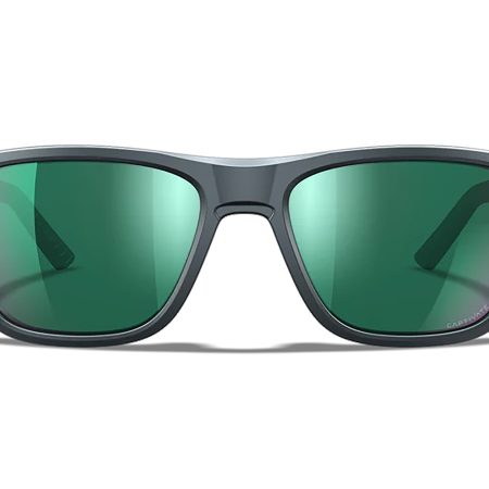 Wiley X AC6OVN17 Ovation  Green Mirror Lens Dark Gray Frame