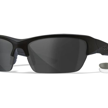 Wiley X CHVAL07 Valor  Medium Smoke Gray/Clear Lens Polycarbonate Matte Black Frame