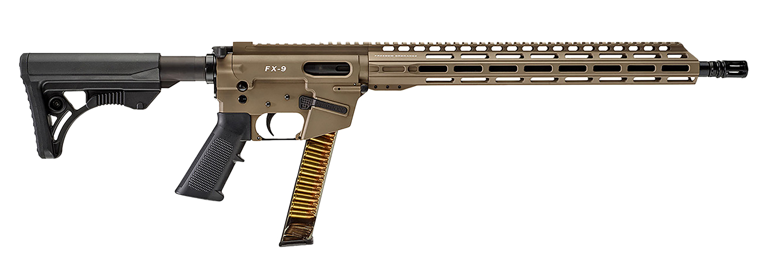 FREEDOM ORDNANCE FX9R16-FDE FX9R 9mm Luger 16" M-LOK Handguard B5 Grip