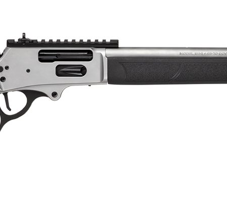 Smith & Wesson 14204 1854  45-70 Gov 6+1 20" Stainless Threaded Barrel, Stainless Steel Receiver w/Picatinny Rail, Fixed Black Synthetic Stock, Thread Protector