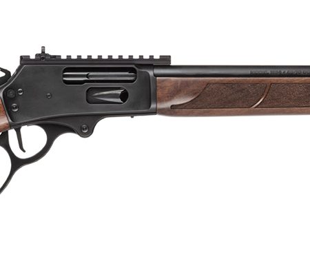 Smith & Wesson 14384 1854  45-70 Gov 6+1 20" Black Armornite Threaded Barrel, Black Armornite Picatinny Rail Receiver w/Picatinny Rail, Fixed Walnut w/Textured Grip Panels Stock, Thread Protector