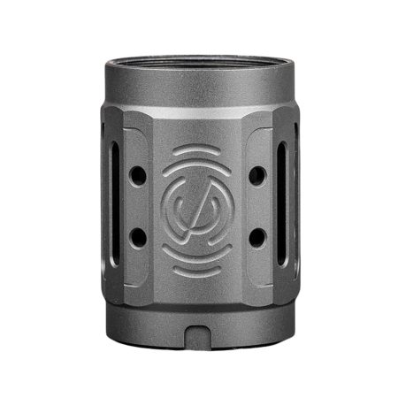 SilencerCo AC5447 Alpha MAAD Brake 2.0 Black Anodized Aluminum 2" OAL 1.45" Diameter