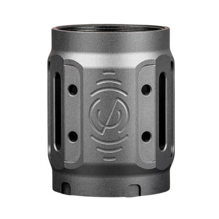 SilencerCo AC5449 Bravo MAAD Brake 2.0 Black Anodized Aluminum 2.11" OAL 1.68" Diameter