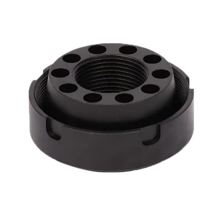 SilencerCo AC4745 Charlie Direct Thread Mount Fits M13x0.75 Stainless Steel Oxide Black