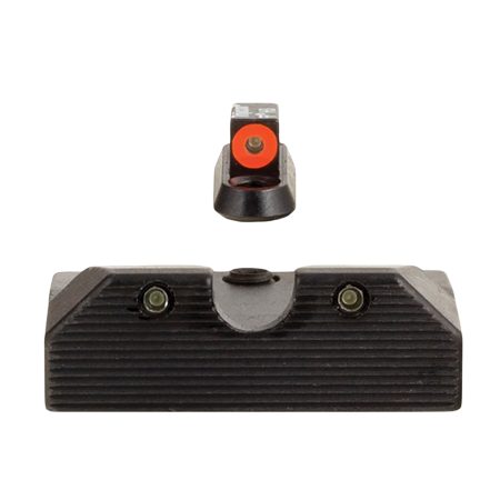 Trijicon 601081 HD XR Night Sight Set Green Tritium/Orange Outline Front, Green Tritium Rear, Black Frame, Fits CZ P-10/P-10C