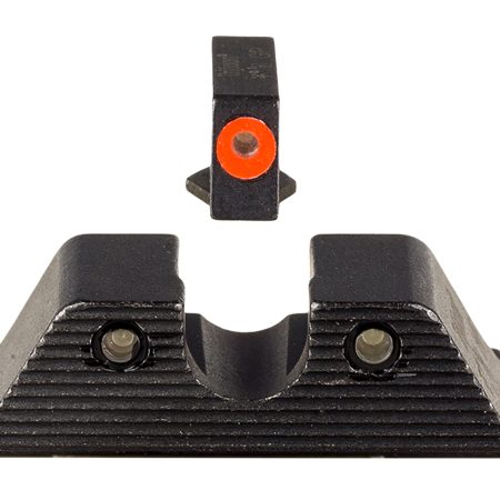 Trijicon 600846 HD XR Night Sight Set Green Tritium/Orange Outline Front, Green Tritium Rear, Black Frame, Fits Glock/48/43/43X/43E Excludes MOS