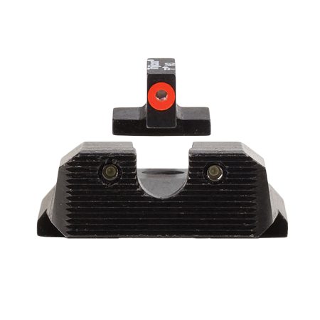 Trijicon 600851 HD XR Night Sight Set Green Tritium/Orange Outline Front, Green Tritium Rear, Black Frame Fits S&W M&P/M&P M2.0