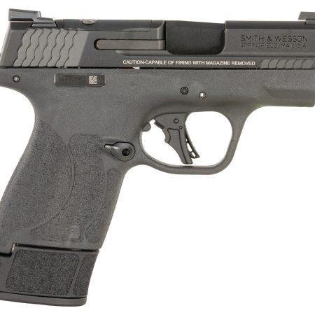Smith & Wesson 14196 M&P9 Shield 9mm Luger 15+1 3.10" Black Armornite Barrel, Optic Ready/Serrated Slide, Black Frame