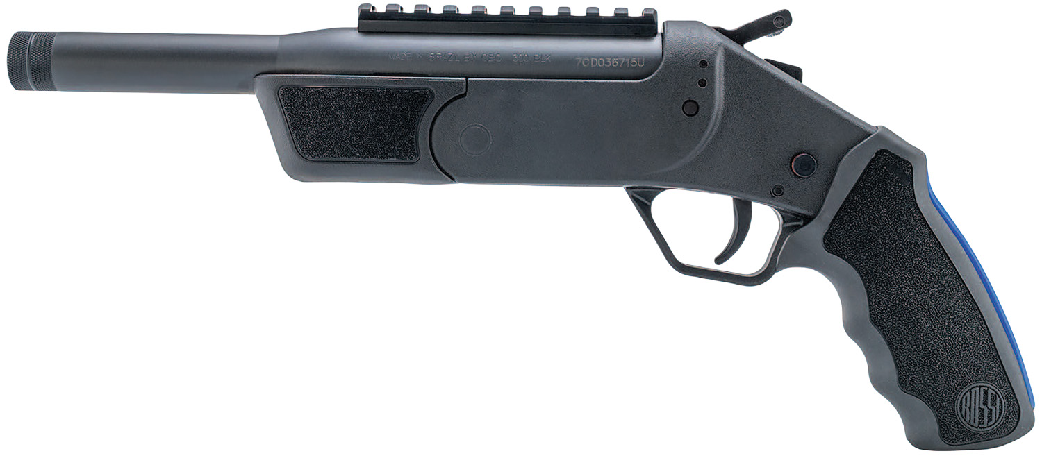 Rossi SSPB9556-BK Brawler 5.56 NATO 1rd 9" Matte Black Steel Barrel, Black Polymer Frame, Picatinny Rail