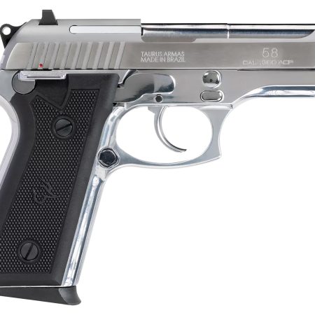 Taurus 1-58149 58  380 ACP 15+1 4" Matte Stainless Steel Barrel, Matte Serrated Stainless Steel Slide, Matte Stainless Aluminum Frame w/Beavertail, Black Polymer Grip