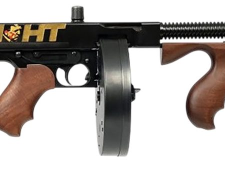 Thompson T150DC9 1927A-1 Trump Fight .45 Cal 50+1 18" Finned Barrel, Aluminum Receiver, Fixed Stock