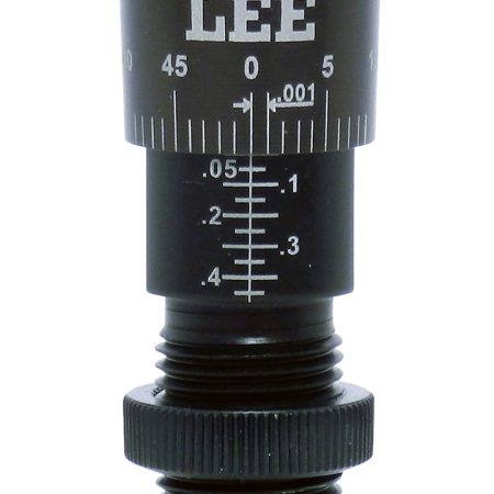 Lee Precision 92162 Micrometer Factory Crimp Adapter Black/Clear 44/45 Cal Pistol Firearm