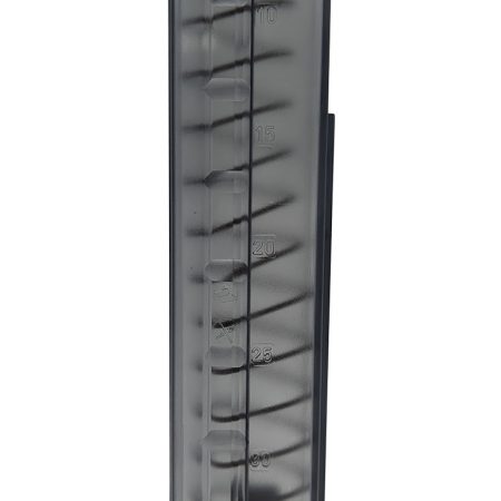 B&T Firearms BT30183N   30rd 9mm Luger Fits MP9/TP9/APC9/SPC9 Translucent Black Polymer w/Bumper