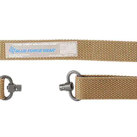 Blue Force Gear VCASPB125AACB Vickers Push Button Sling Coyote Brown Cordura 36"-62" OAL Padded Rifle