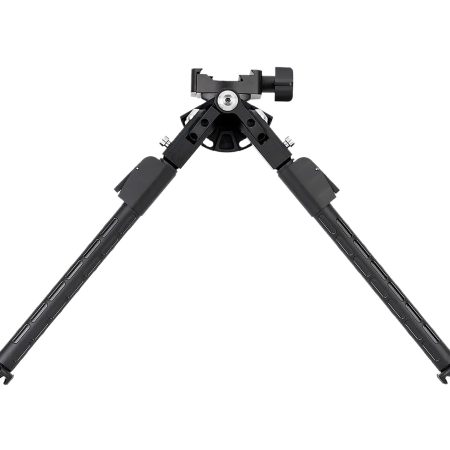 Mdt Sporting Goods Inc 106343BLK CKYE-POD Single Pull Bipod 9-15" High Black Anodized Aluminum