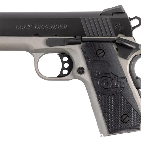 Colt Mfg O7000XETT Defender  45 ACP 7+1 3" Carbon Steel Slide, Aluminum Frame w/Beavertail, G10 Grip
