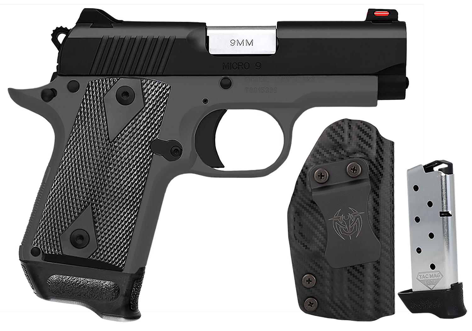 KIMBER 3300257 MICRO 9 SHADOW GHOST 9MM 3.15" RTC