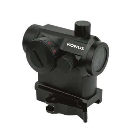 Konus  Pro Nuclear  Matte Black 1x22mm 3 MOA Red/Green Dot Reticle