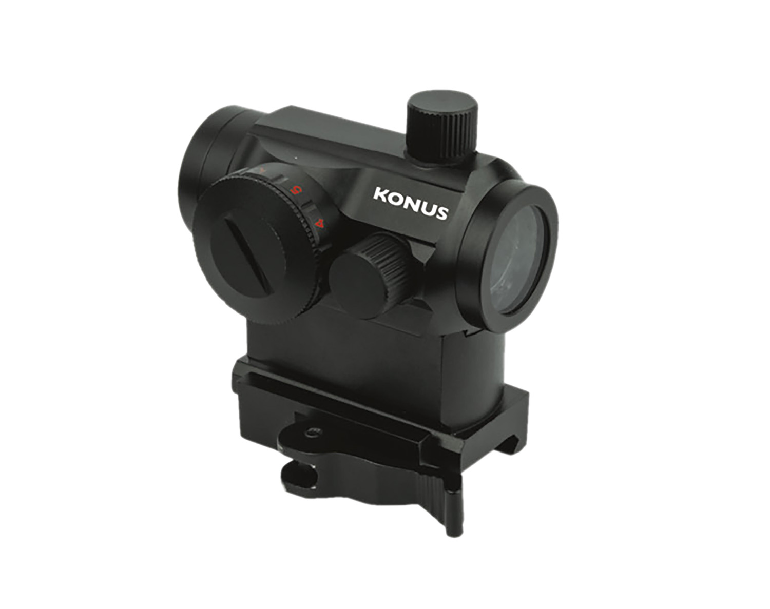 Konus Pro Nuclear Matte Black 1x22mm 3 MOA Red/Green Dot Reticle