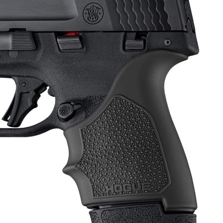 Hogue 18410 Grip Sleeve Handall Beavertail Black Rubber