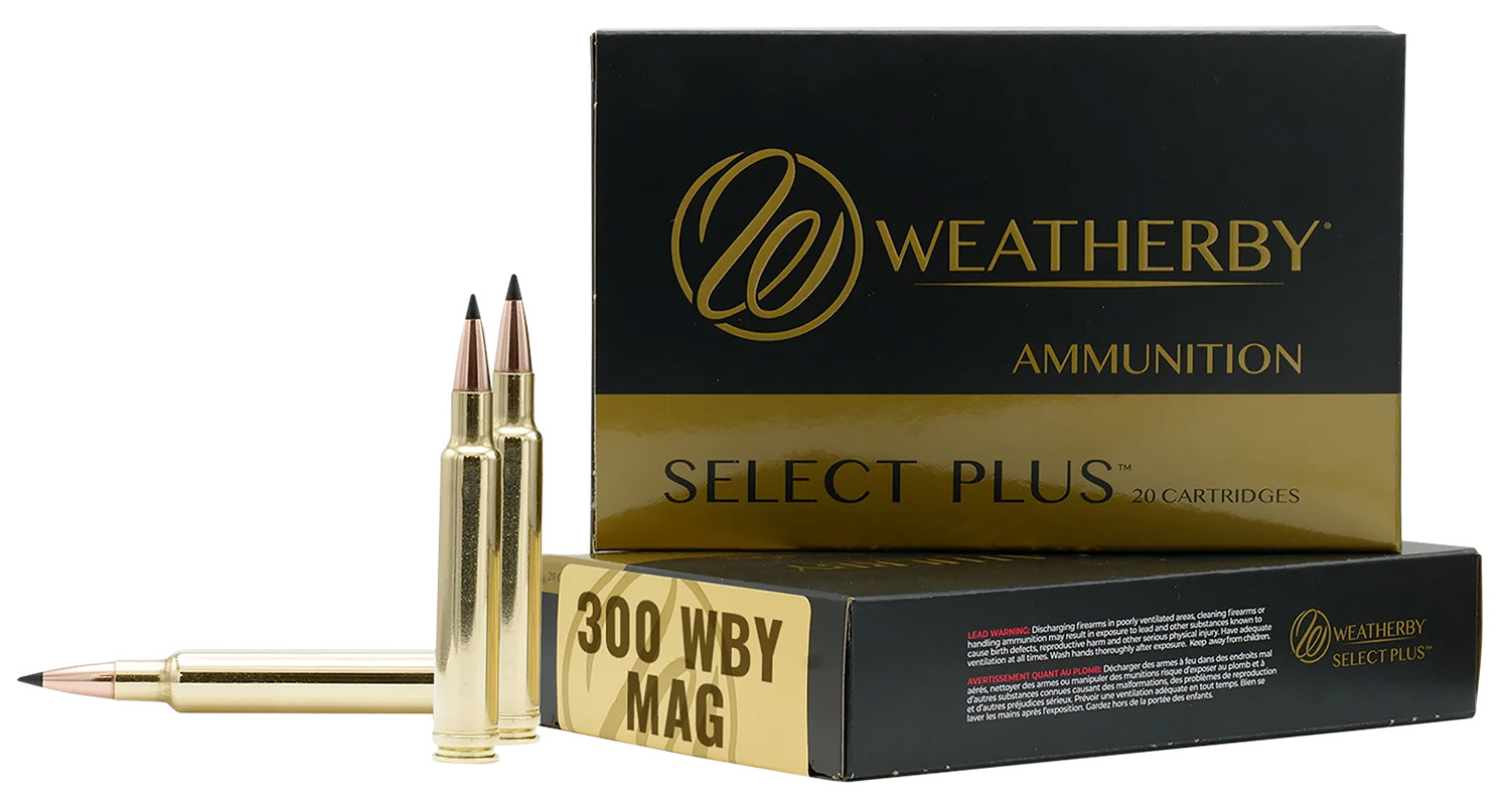 Weatherby F300180SCO Select Plus 300WthbyMag 180gr Swift Scirocco 20 Per Box/10 Case