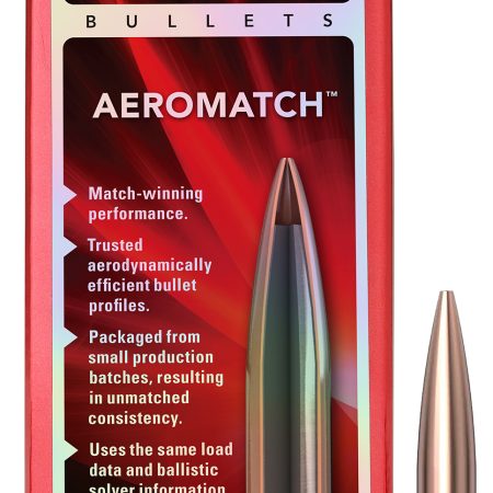 Hornady 26303 Aeromatch 6.5mm 140gr 100 Per Box/15 Case