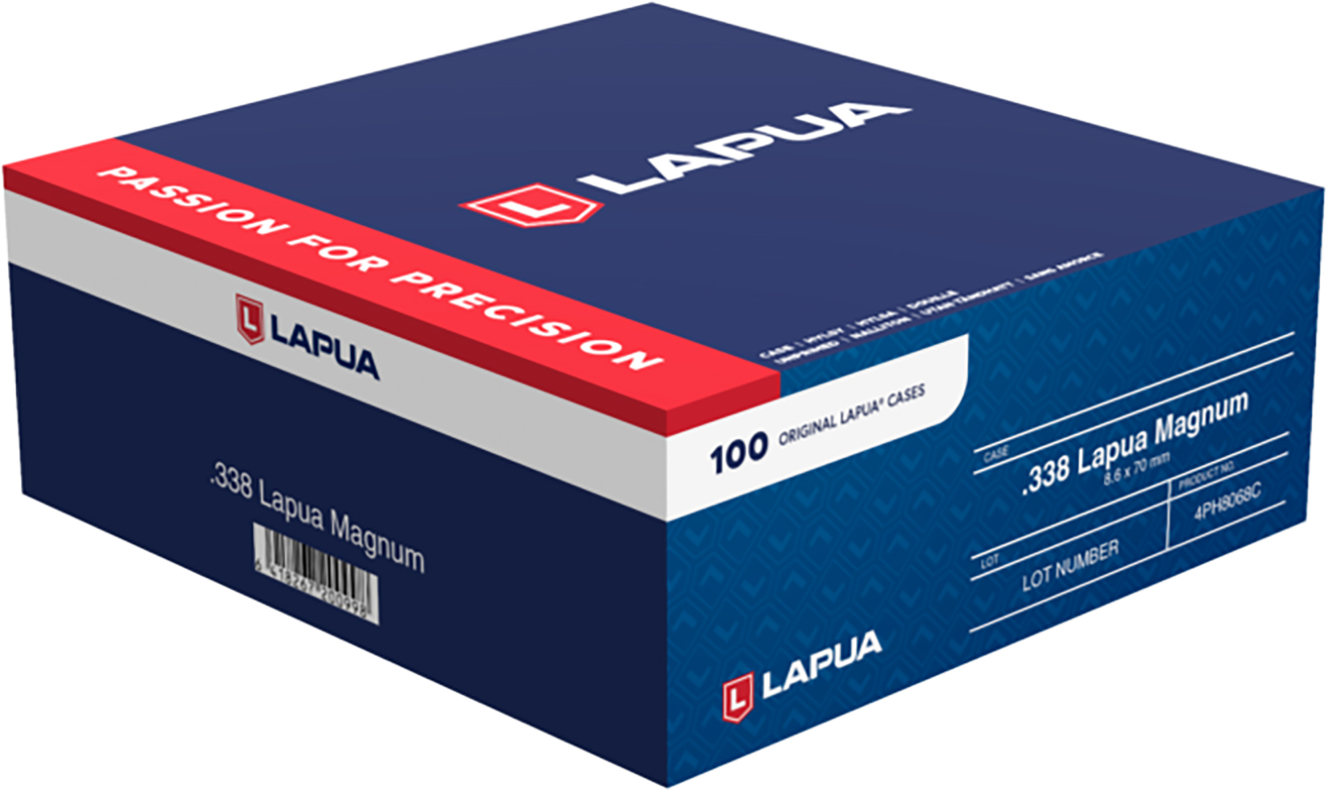 Berger Bullets 4PH8068C Unprimed Cases 338 Lapua Mag Rifle Brass 100/Box