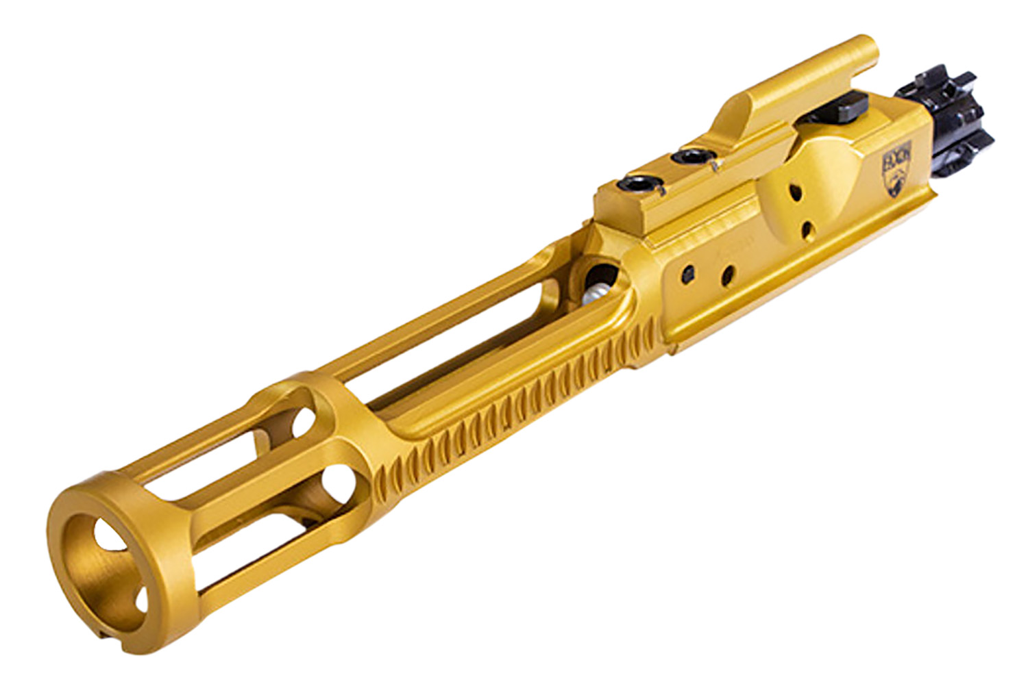 Faxon Firearms FF556BCGCNITRIDELWTIN Gunner 5.56 NATO Nitride Full Auto Gold