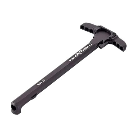 Wilson Combat TRCH15M  Charging Handle AR-15 Black Anodized Aluminum Ambidextrous Hand