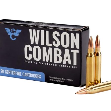 Wilson Combat A22369HPBT 223Rem 69gr Hollow Point Boat Tail Match 20 Per Box/10 Case