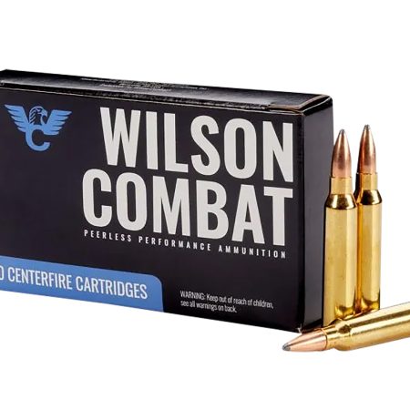 Wilson Combat A22365SBT   223Rem 65gr Sierra GameKing Spitzer Boat Tail 20 Per Box/10 Case