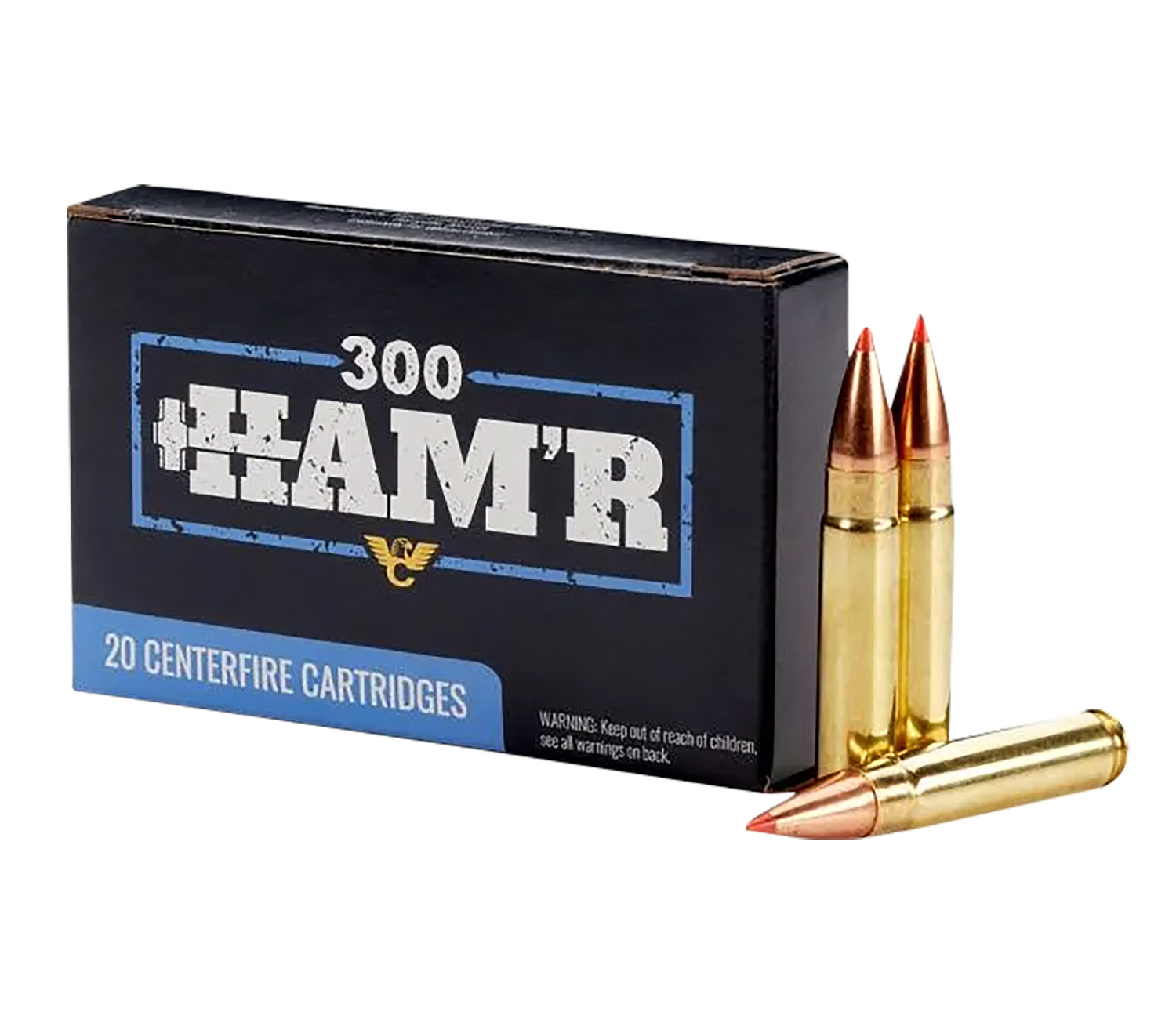 Wilson Combat A300HMR110VMAX 300HAM'R 110gr V-Max 20 Per Box/10 Case