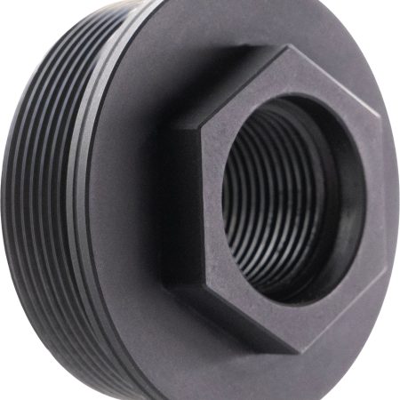 CMMG 11DB017 Zeroed HUB Mount Fits 1/2"x28 Stainless Steel Black