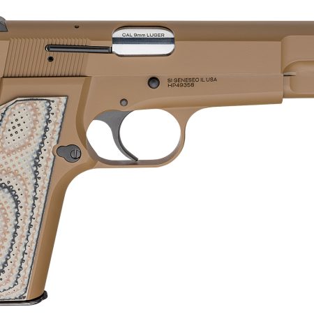 Springfield Armory HP920 SA-35 9mm Luger 15+1 4.70" Stainless Steel Barrel, Coyote Brown Cerakote Steel Serrated Slide, Coyote Brown Cerakote Steel Frame w/Beavertail, G10 Grip