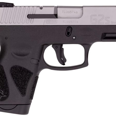 Taurus 1-G2S939 G2S  Compact Frame 9mm Luger 7+1 3.26" Matte Stainless Steel Barrel, Matte Stainless Steel Serrated Slide, Black Polymer Frame w/Accessory Rail, Black Polymer Grip