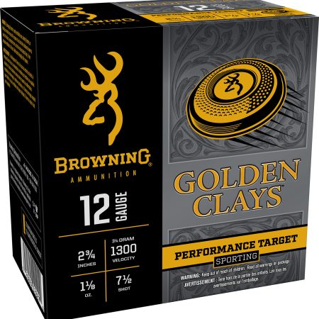 Browning Ammo BGC12SC7 Golden Clays  12Gauge 2.75" 1 1/8oz 7.5Shot 25 Per Box/10 Case